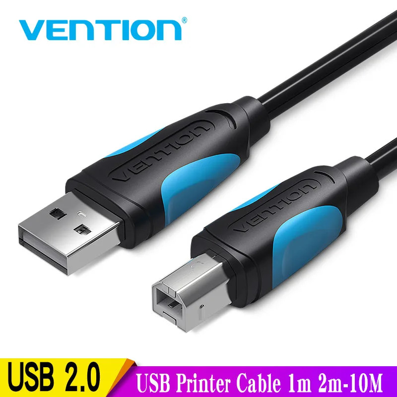 Vention USB 2.0 Printer Cable Type A Male to Male B Sync Data USB ...