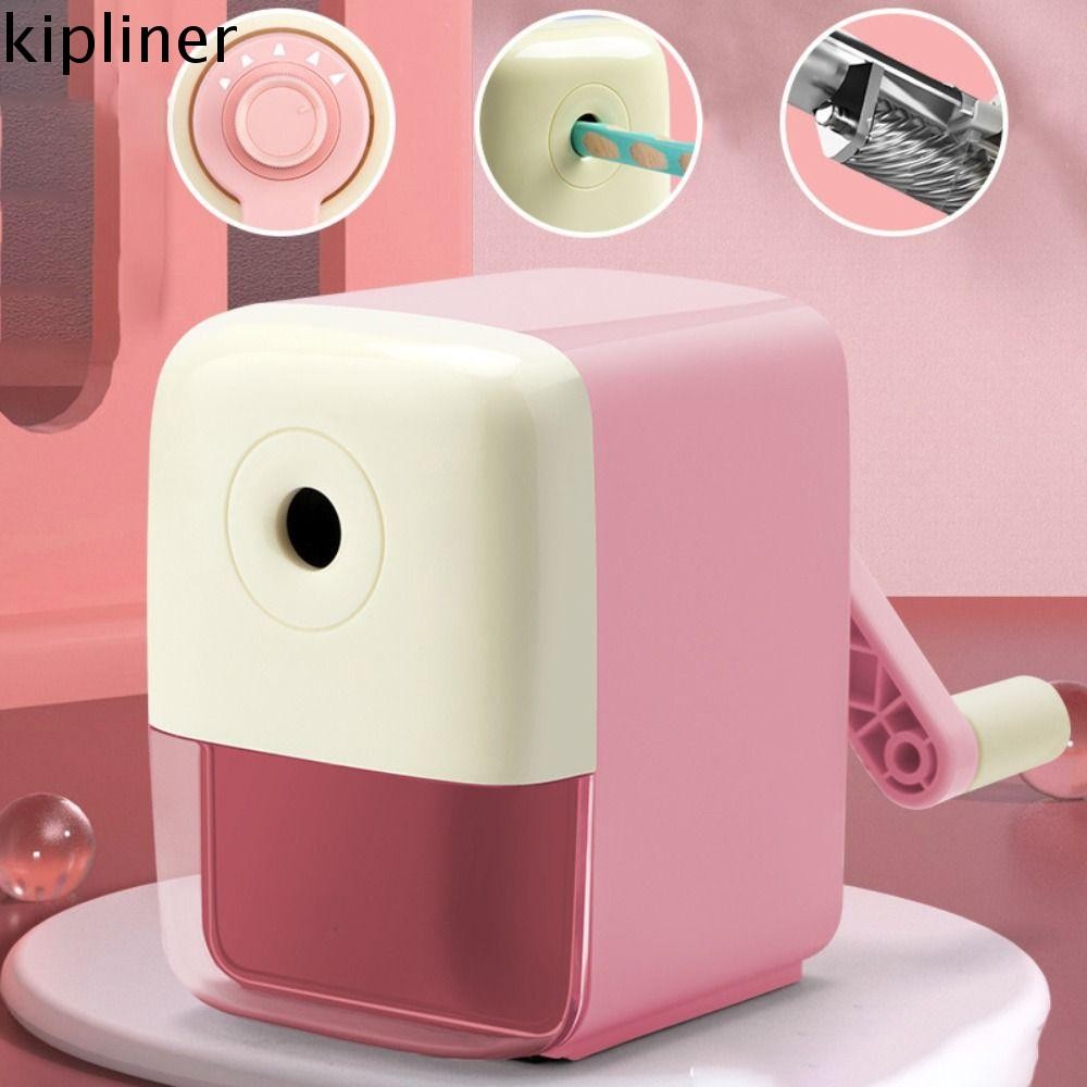 KIPLINER Manual Pencil Sharpener, Handheld Adjustable Gear Rotary