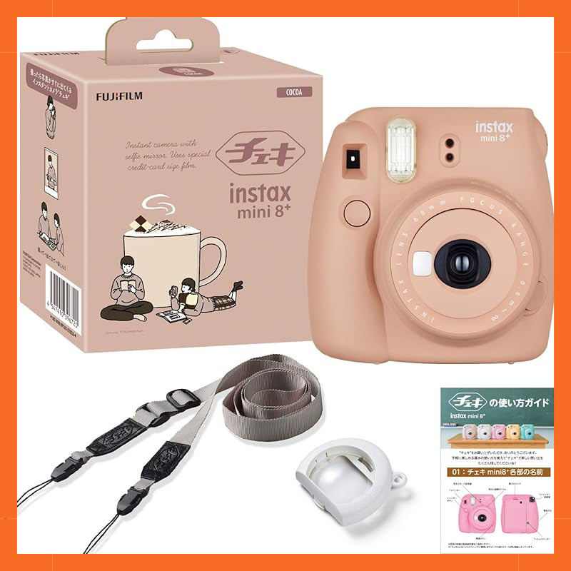 【From Japan】 Fujifilm Instax Mini 8 Plus Instant Camera Bundle with