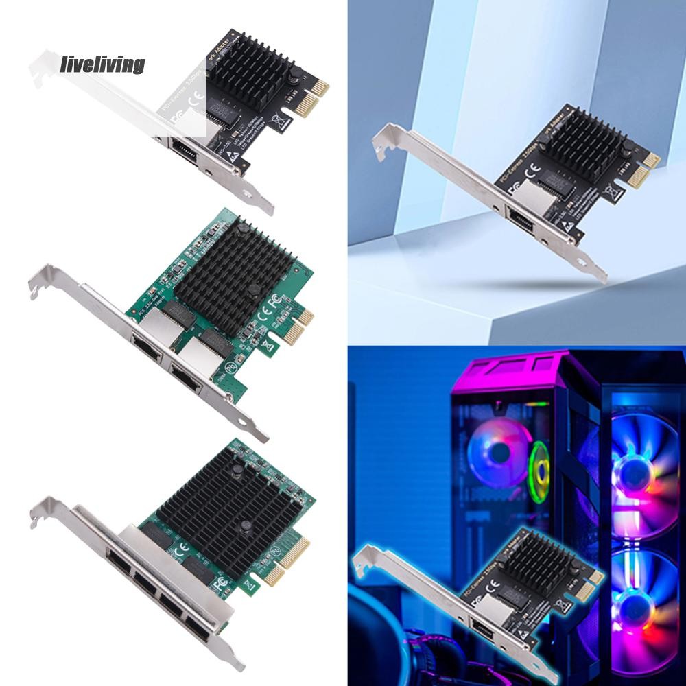 1/2/4 Port 2.5GB PCIe Network Card Gigabit Card RTL8125BG Chip
