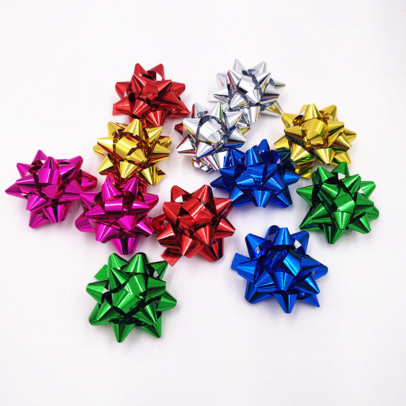 New Paper Gift Wrapping for Christmas Mini Colorful 3D Star Flower ...