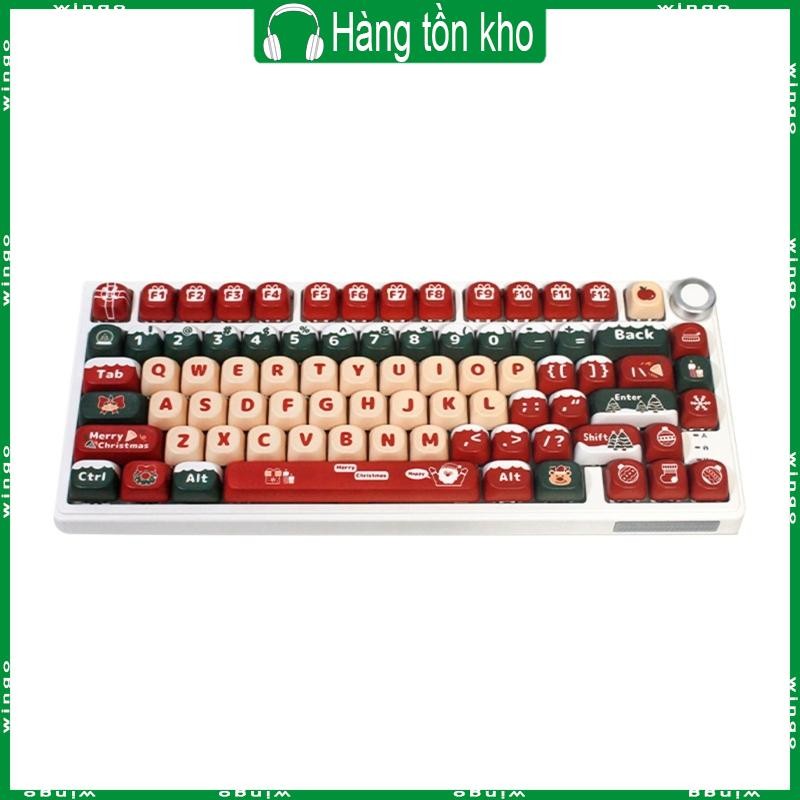 WIN 130Keys MerryChristmas PBT Dye Sublimation Keycap Set MOA Profile ...
