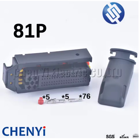 81 Pin Waterproof ECU Automotive Connector 1813712-6 Car Electrical PCB ...