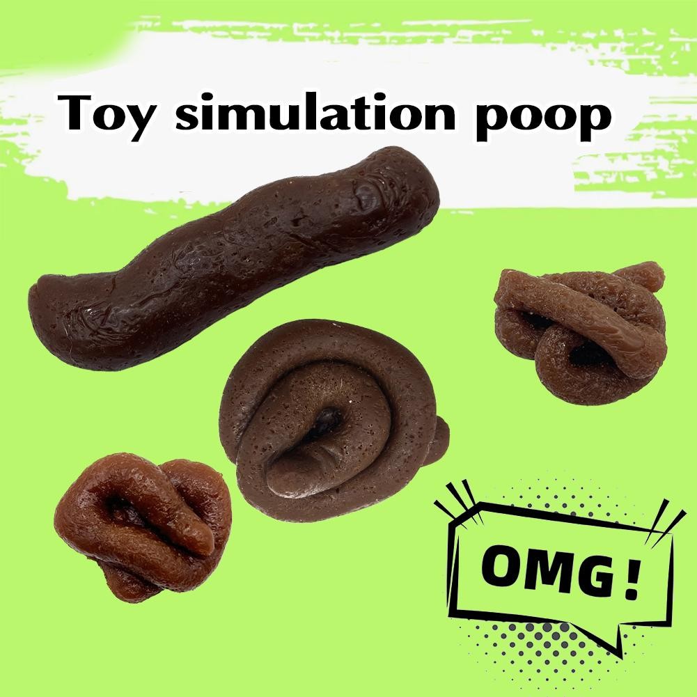 Creative Prank Toy Simulation Poop Soft Decompression Prank Gift Poop ...