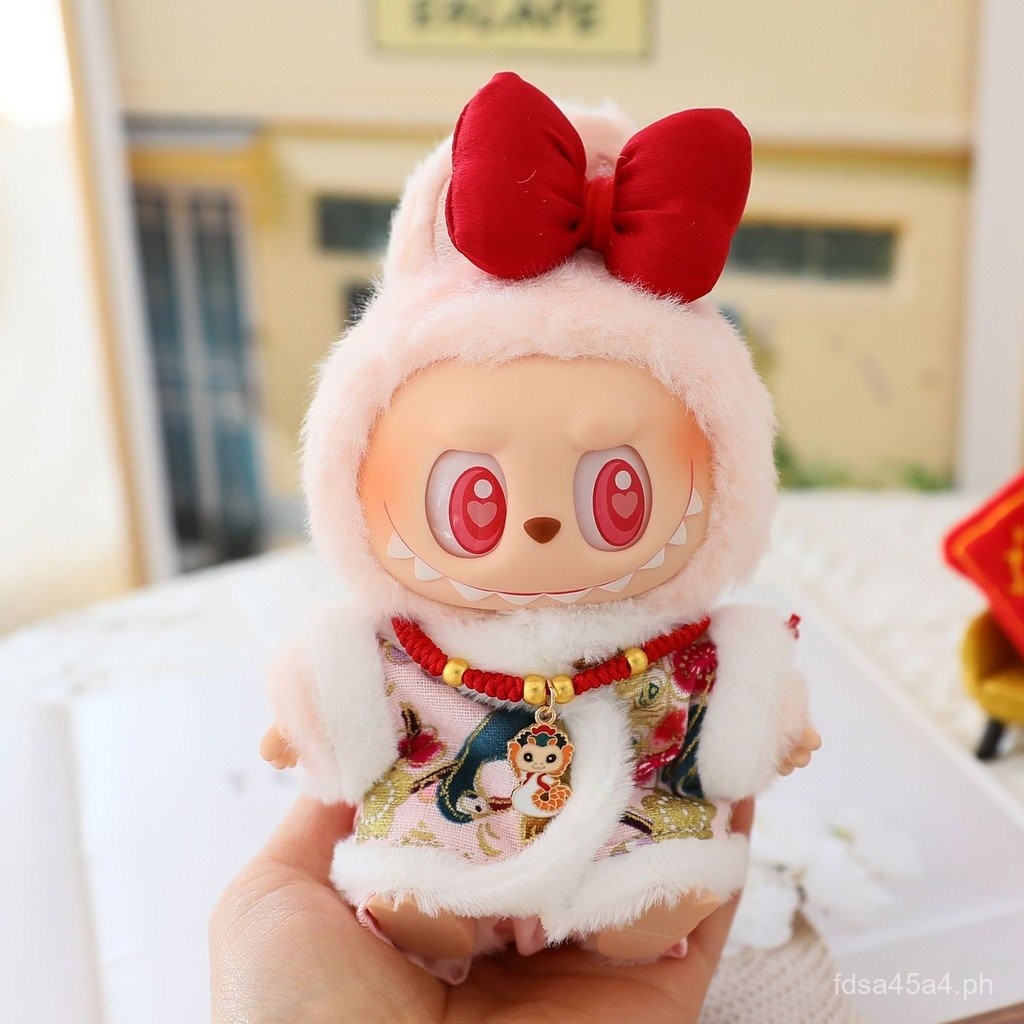 17cm Labubu New Year Clothes Blind Box LABUBU First and Second ...