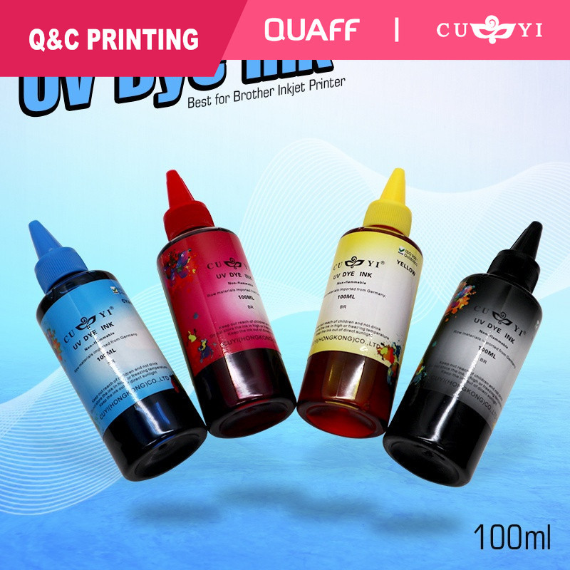 [1 BOTTLE 100 ml] CUYI Dye Ink UV Universal Refill Ink For Inkjet ...