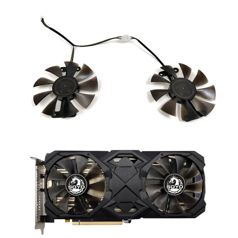 DIY 85MM SOYO AMD RX 580 8GB Cooling FAN For SOYOAMD RX 580 Graphics ...