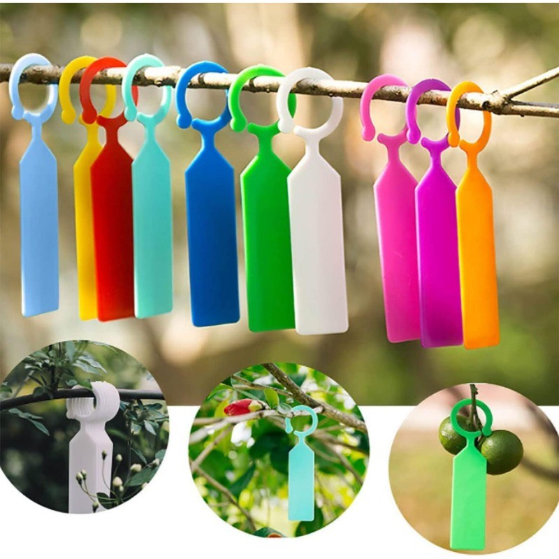 100pcs Plastic Nursery Plant Tree Hanging Tags Hanging Waterproof ...