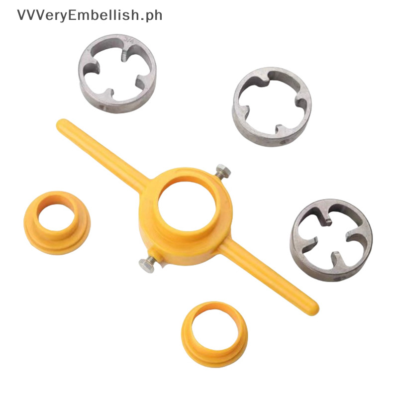 VVVeryEmbellish 6PCS Plastic Pipe Thread Die Kit Pipe Threader Pumps