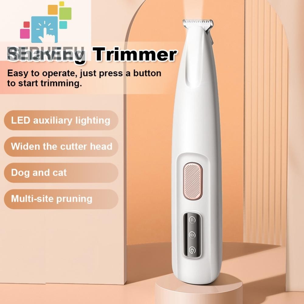 Dog Paw Trimmer Dog Grooming Clippers Cordless Pet Shaver for Dogs and ...