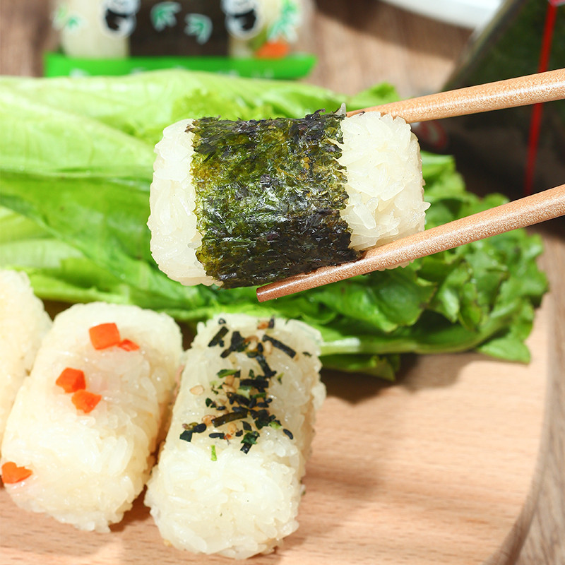 Triangle Rice Ball Sushi Seaweed6Cut7Cut8Cut Half and Cut the Whole ...