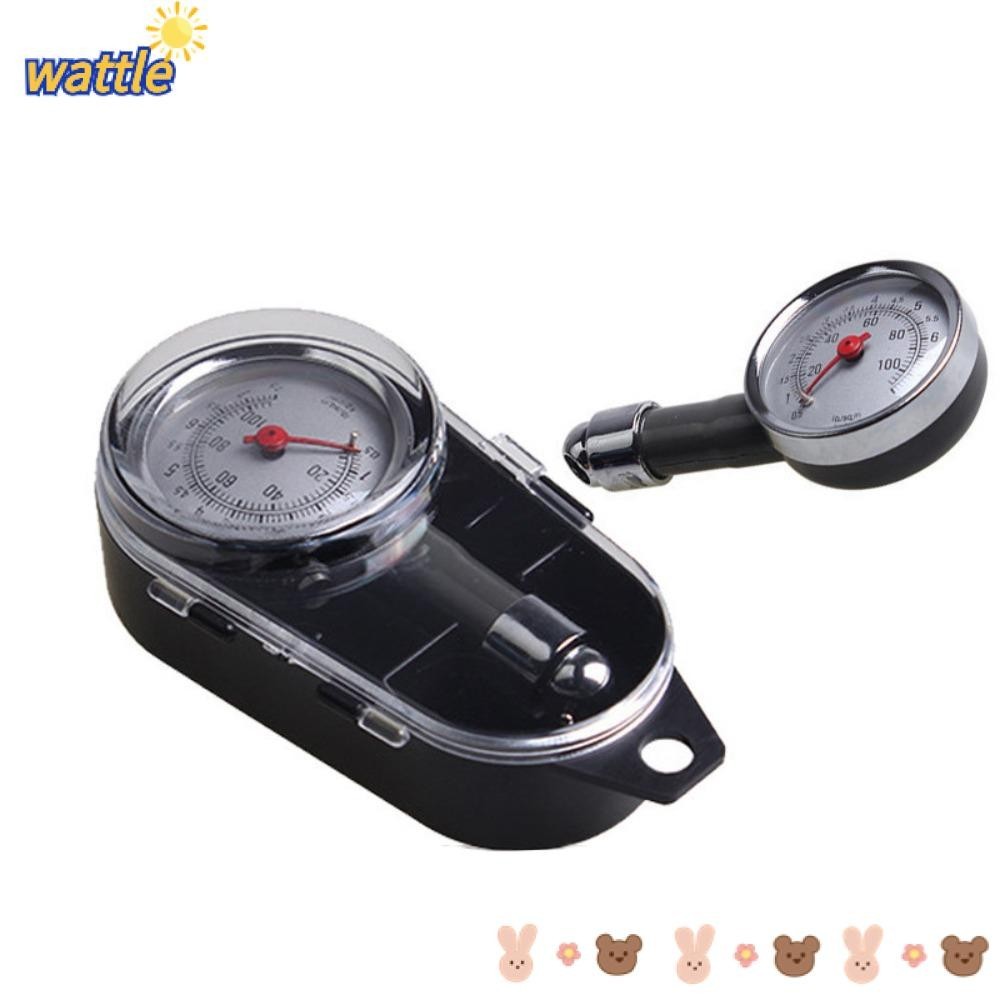 WATTLE Manometer, Mini Dial Metal Tire Pressure Gauge, High Precision ...