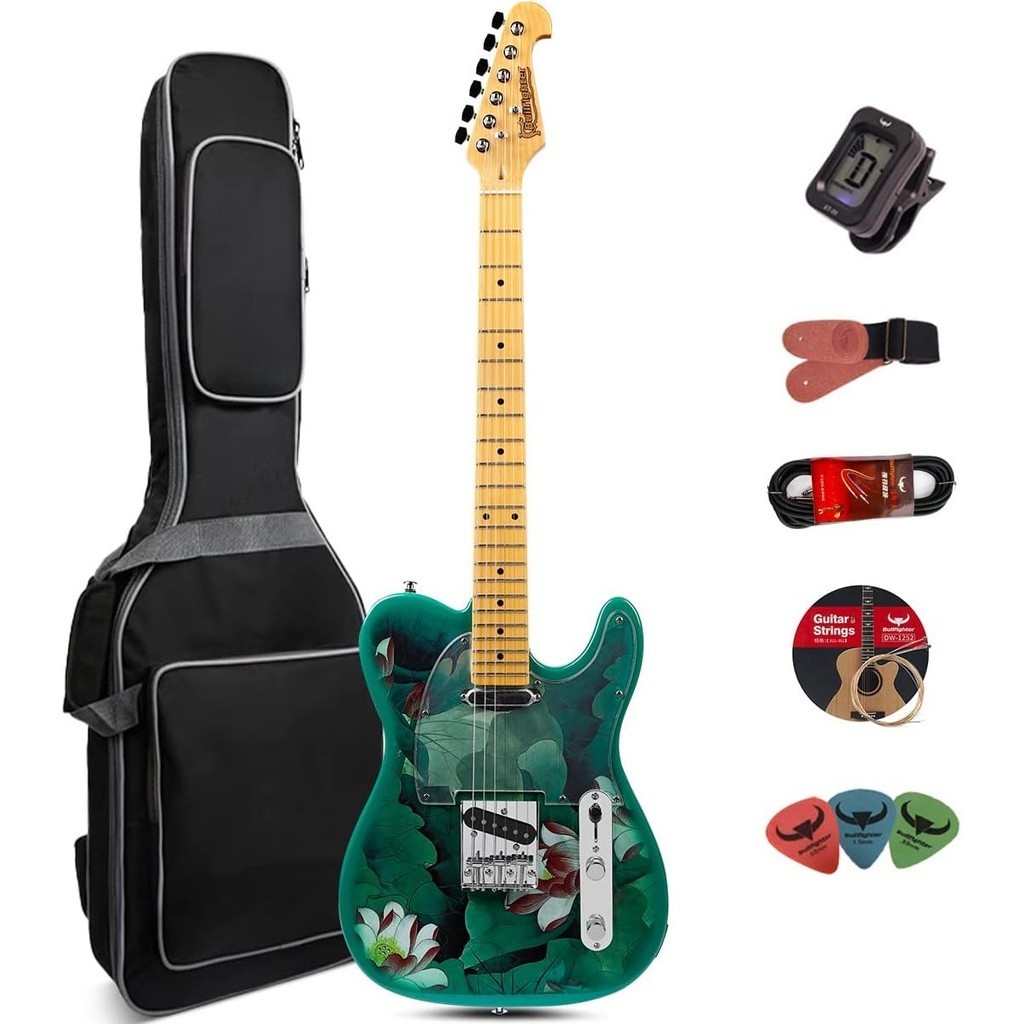 Bullfighter Introduction To Electric Guitar Beginner Rock Professional Electric Guitar With Effect Set.jpg 640x640