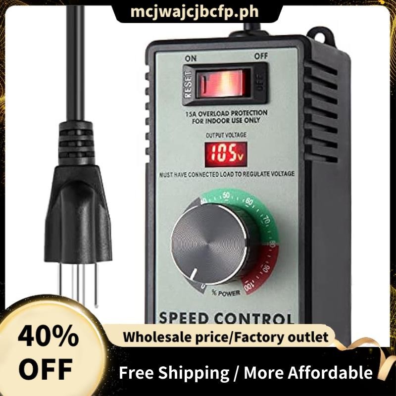 Perfect AC Motor Speed Controller,15A Max AC Electric Fan Variable ...