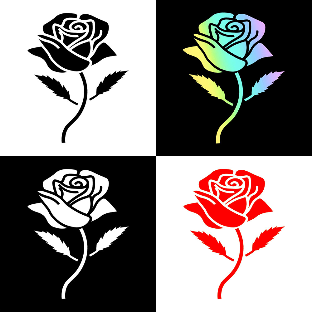 Car Appearance Modified Decal Laser Colorful Engraving Sticker Night