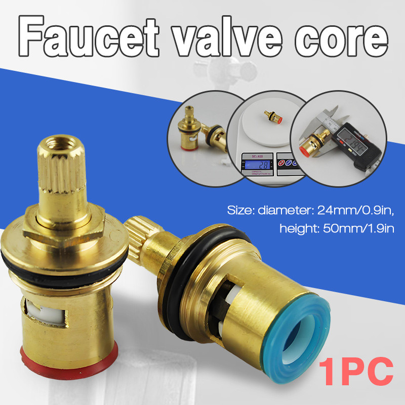 Universal Brass Ceramic Disc Tap Valve Cartridge – Replacement Inner Faucet Valve For Shower