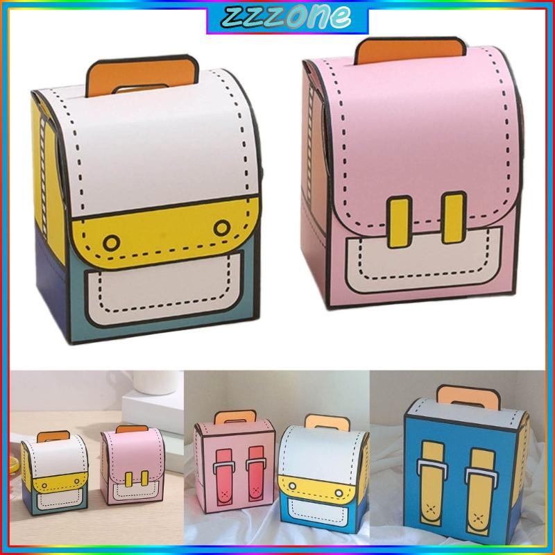 zzz Pack of 50 Graduation Candy Boxes Lovely Backpacks Shaped Candy ...