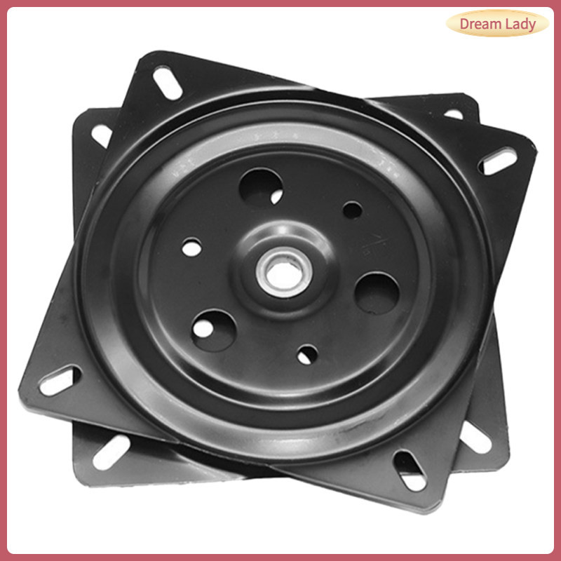 Square Rotating Swivel Plate, 4 Inch Square Lazy Susan Turntable Bearings 360 Degrees Rotating Bearing Plate For Tv Desk Bar Stools Chairs Stools Potted Plants
