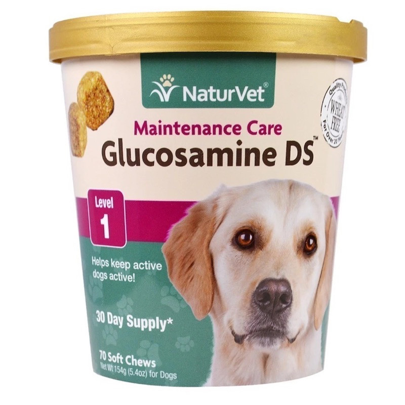 NaturVet, Glucosamine DS For Dogs & Cats, Maintenance Care, Level 1, 70