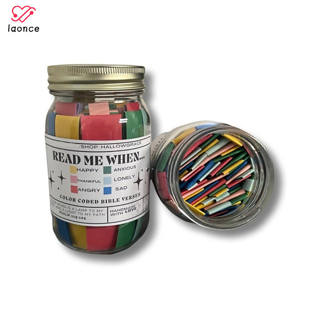 Big Sell!! 2024 Bible Verses In a Glass Jar Provide Emotional Support