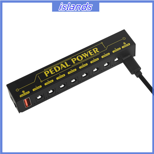 【IS】 PEDAL POWER Guitar Pedal Power Supply 8 Isolated DC Output 9V