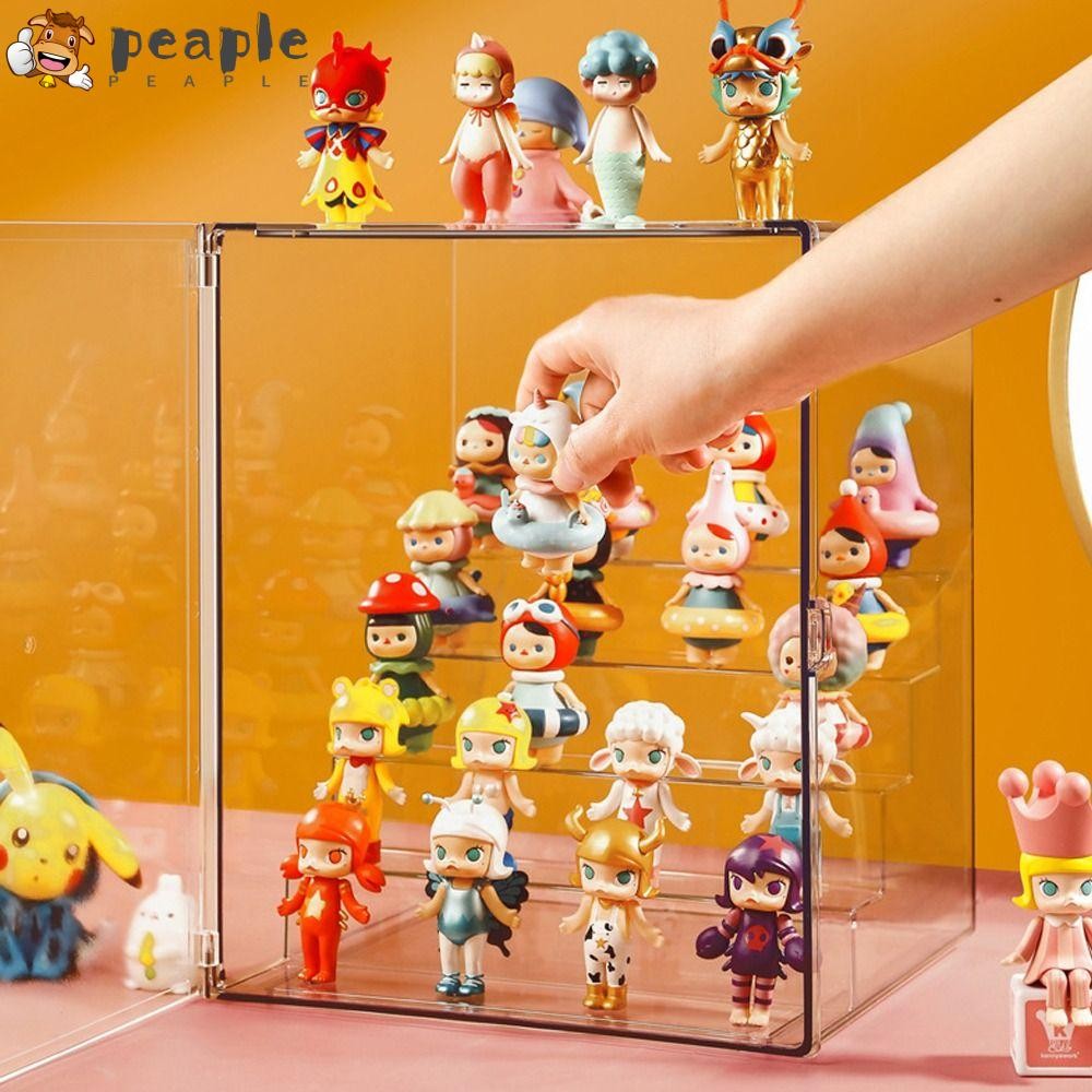 PEAPLE Display Rack, Acrylic Transparent Display Cabinet, Dustproof ...