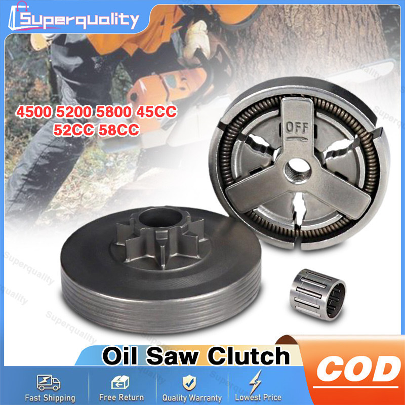 Motosega Husqvarna Kit Pompa Olio E Ingranaggio Per Motosega Cinese 5200 4500 5800 52cc 45cc 58cc - Ricambi Originali Kit Manutenzione Motosega