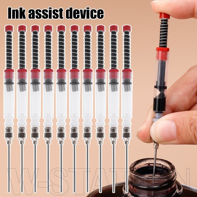 2/4/8Pcs Ink Cartridge Filler - Refillable, Plastic - Fountain Pen ...