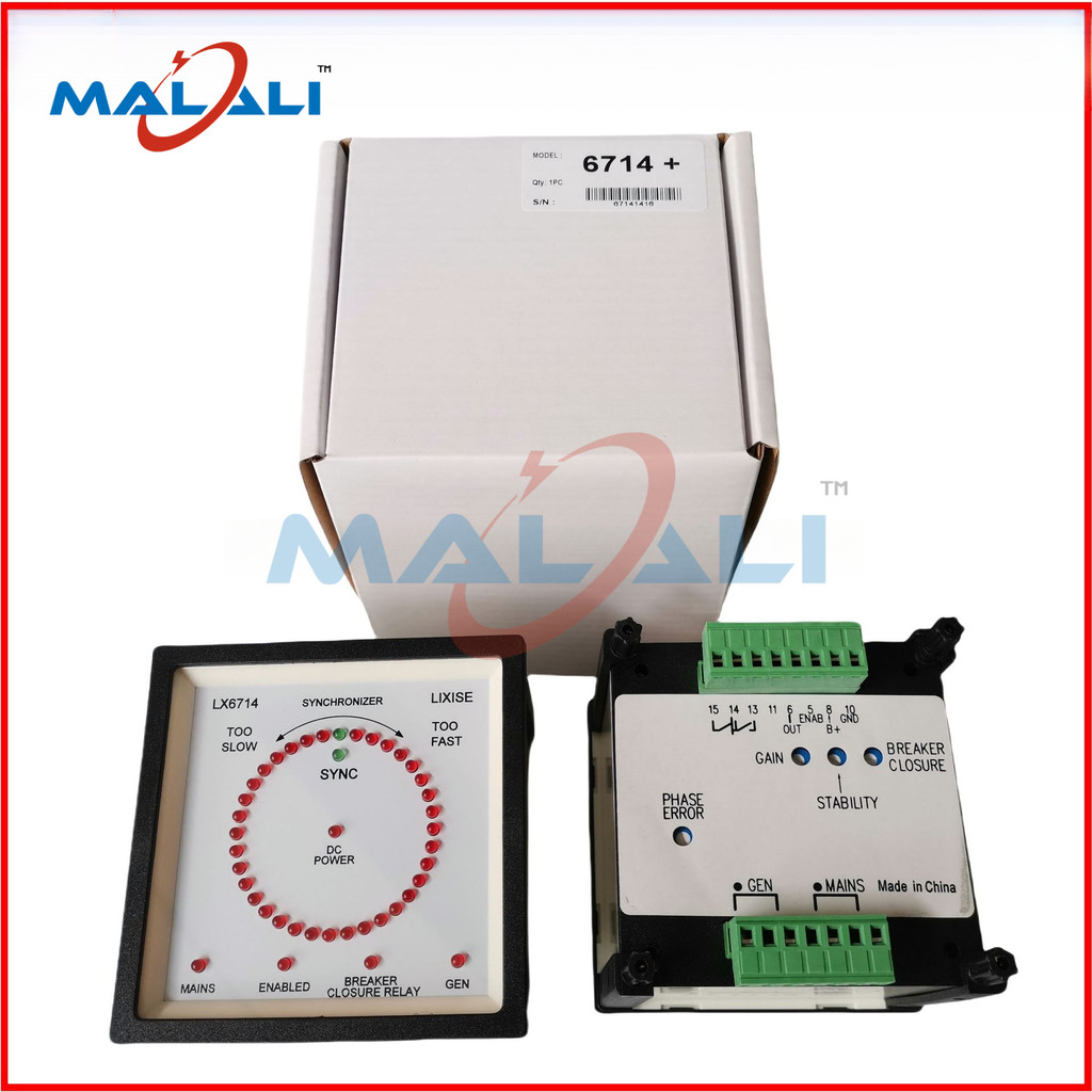 Malali SYC 6714+ Synchronization Meter Cummins Generator Set Sync ...