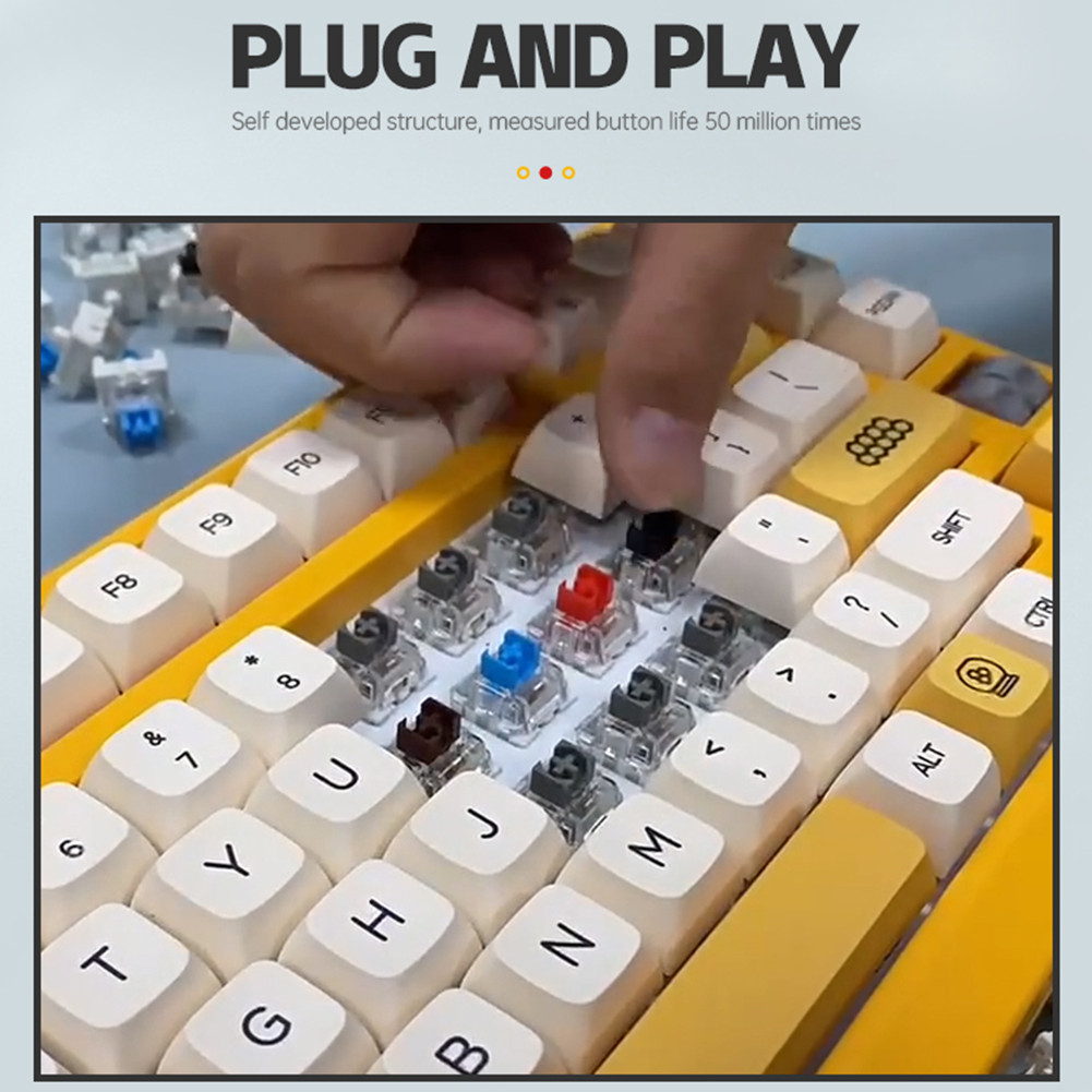 Mechanical Keyboard Switch Kit 10pcs Waterproof Red Blue Brown with ...