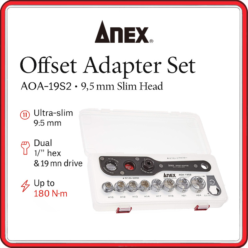 Adaptateur Déporté ANEX AOA-19S2 – Neuf, Outillage De Précision