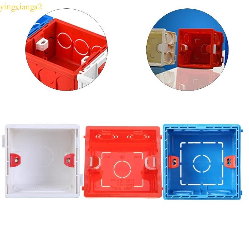 yin Recessed Outlet Mounting Box White 86 Type Wall Mounted Single Gang ...