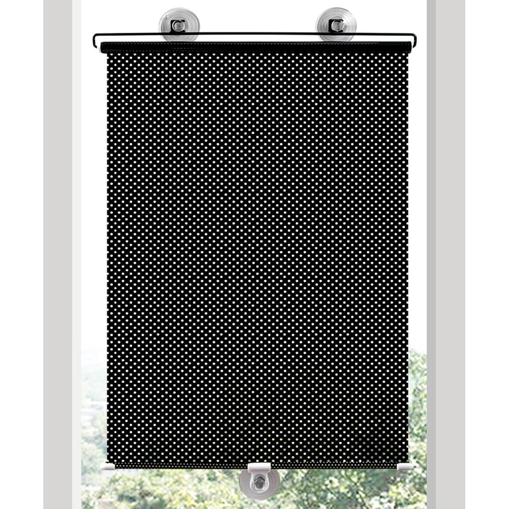 Window Roller Blind with Suction Cups,Blackout Spring Roller Blinds PVC ...