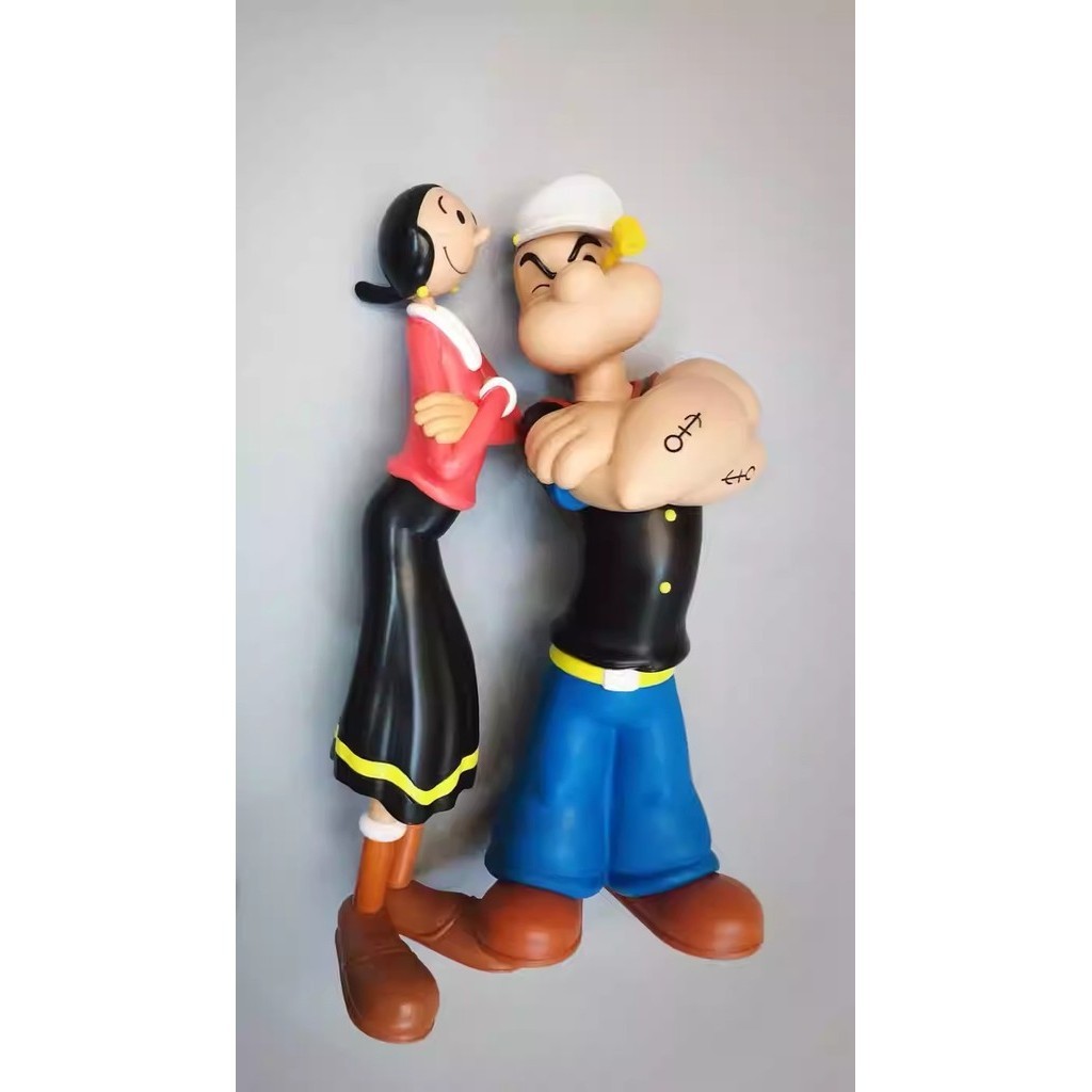 Authentic zcwo60cm Popeye Oliver trendy retro collection classic figure ...