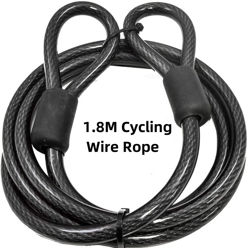 1.8M Cycling Wire Rope Bike Lock Anti Theft Bicycle Lock Bike Chain ...