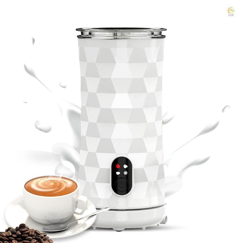 Mini3)Electric Milk Frother 4in1 400W Automatic Hot and Cold Foam