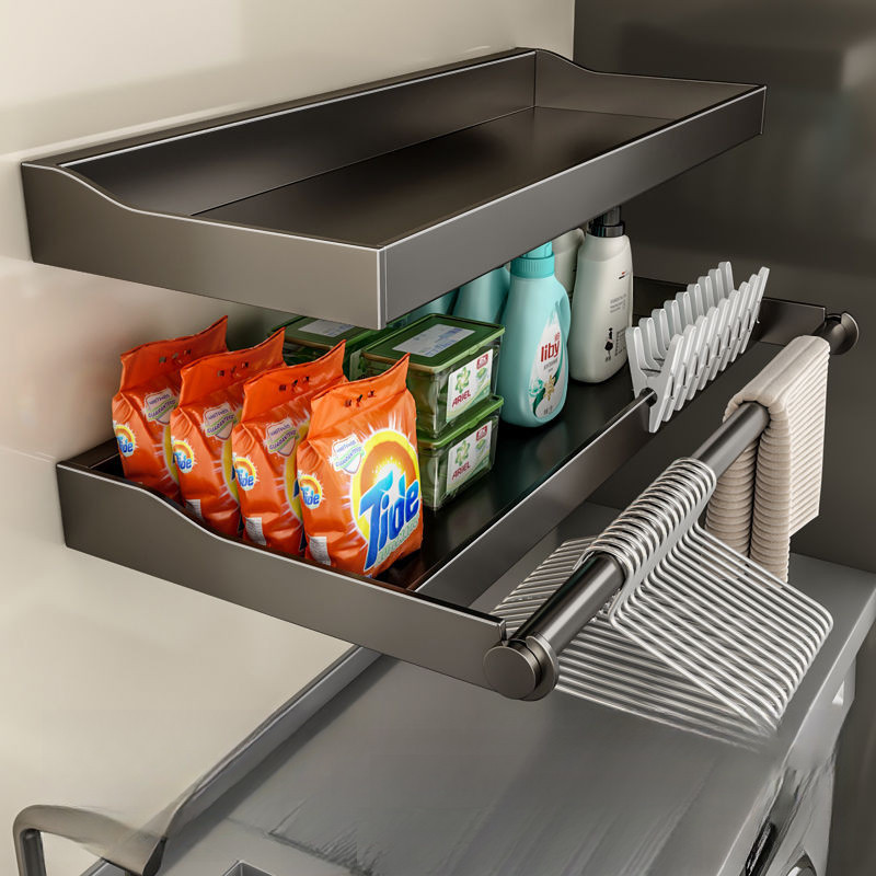 Washing Machine Storage Rack Home Balcony above Laundry Detergent ...