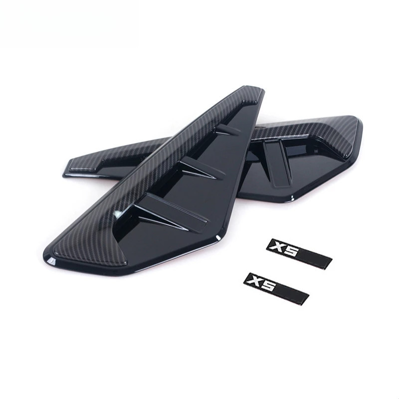 thumbnail image 2 of Gloss Carbon Fiber Style Side Fender Vent Covers For BMW X5 X5M G05 2019-2021 2 of 4