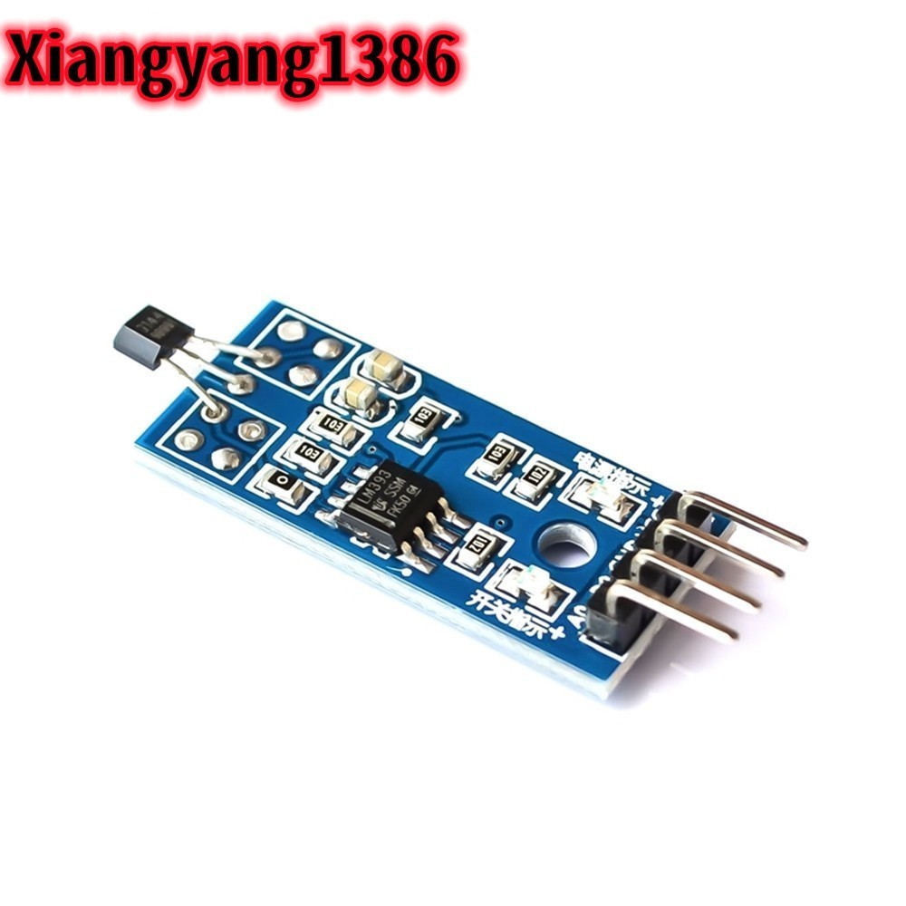 LM393 3144 Hall Sensor Module Hall Effect Sensor for Speed Measurement ...