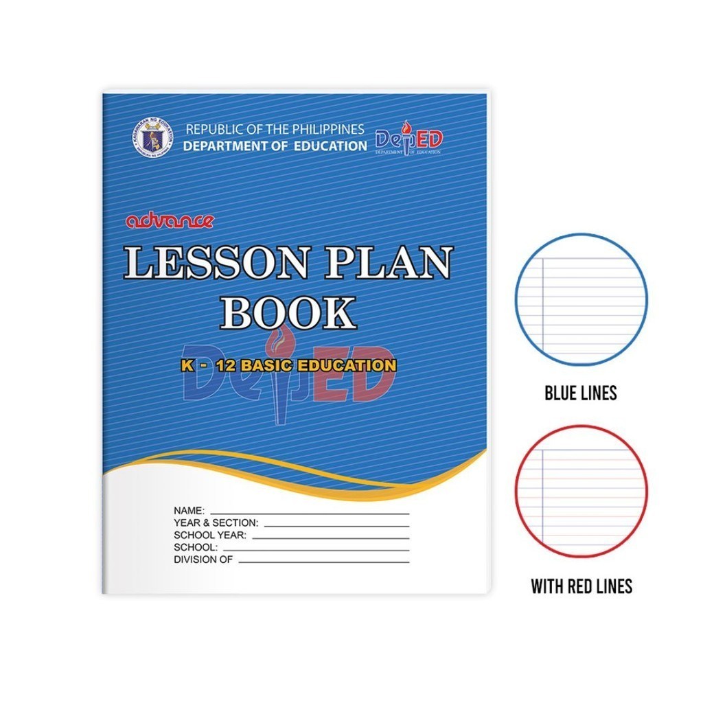 Advance Lesson Plan Book K-12 Basic Education | Alle Karle | Shopee ...