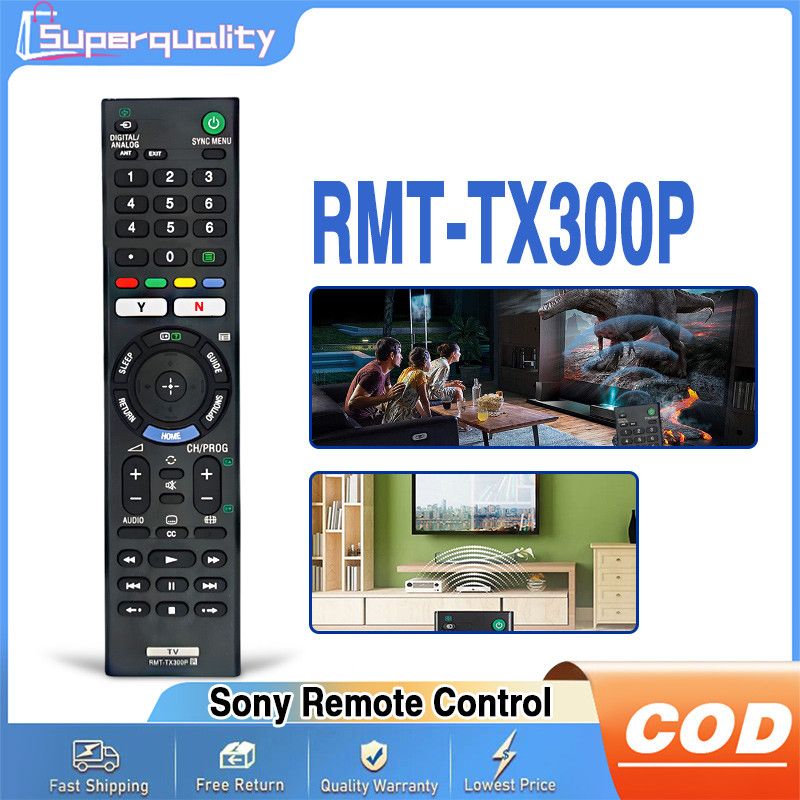 Smart TV RMT-TX300P Remote Control for SONY TV apply to Long Remote ...