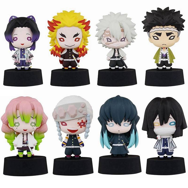 4pcs demon slayer rengoku muchiro Kanroji Mitsuri uzui tengen action ...