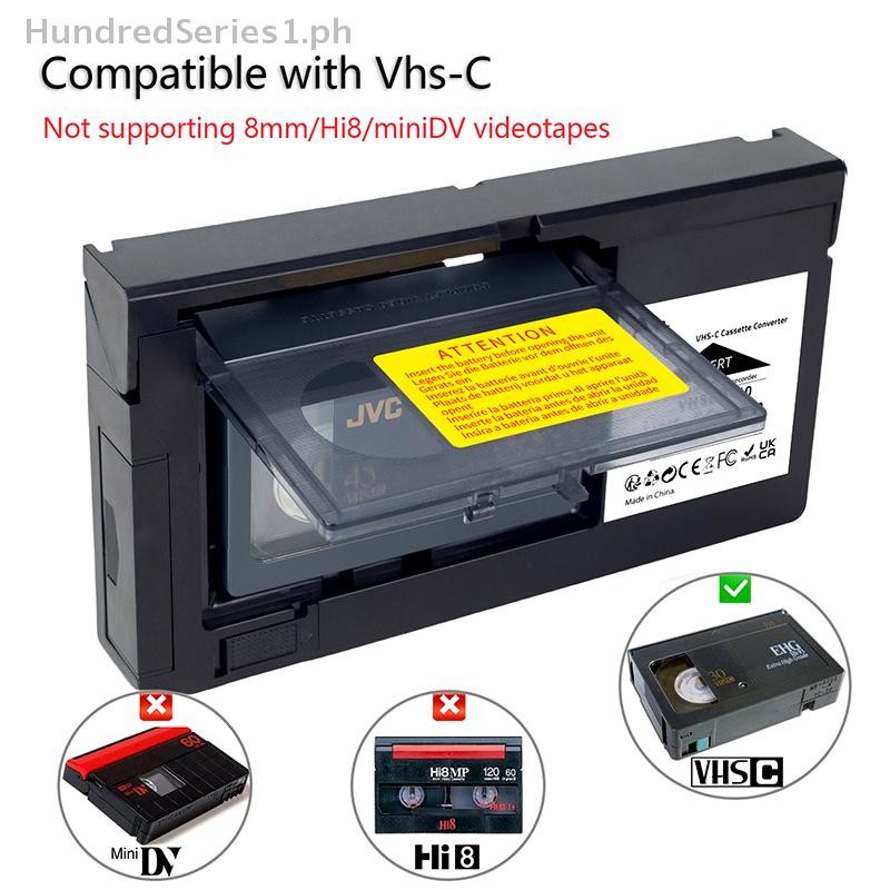 Cassette Tape Player HQ VHS-C Video Cassette Adaptor Motorized VHS