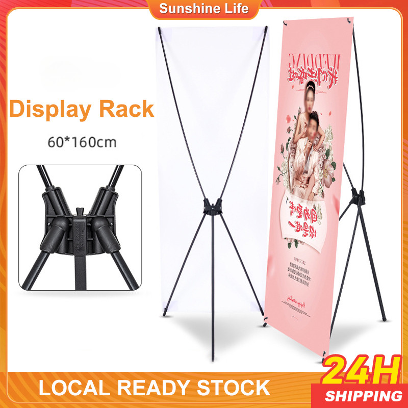 60x160CM Tripod Collapsible XStand Banner Waterproof Advertising Banner ...