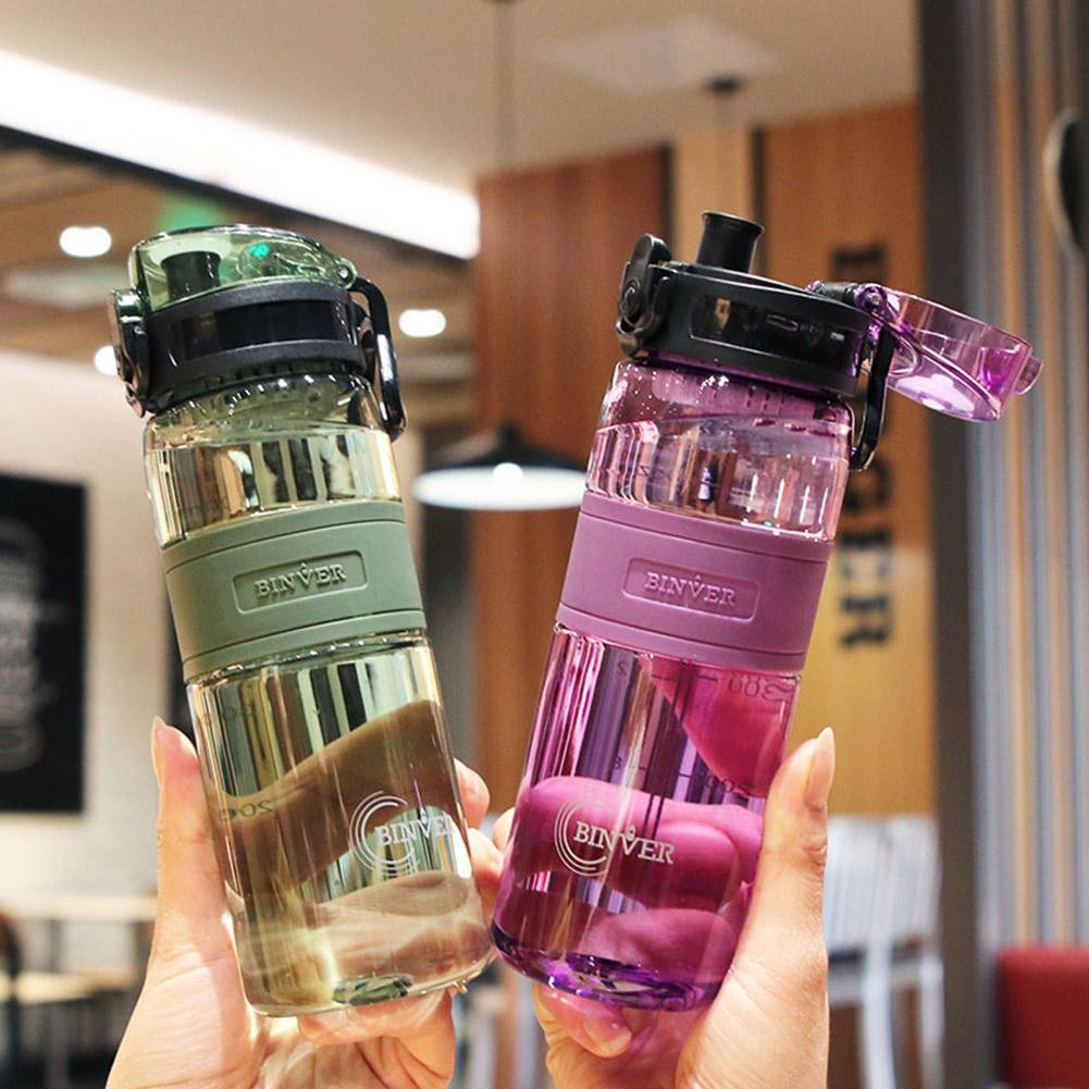 Sports Plastic Cup Outdoor Portable Bouncing Cup Water Kettle With Tea