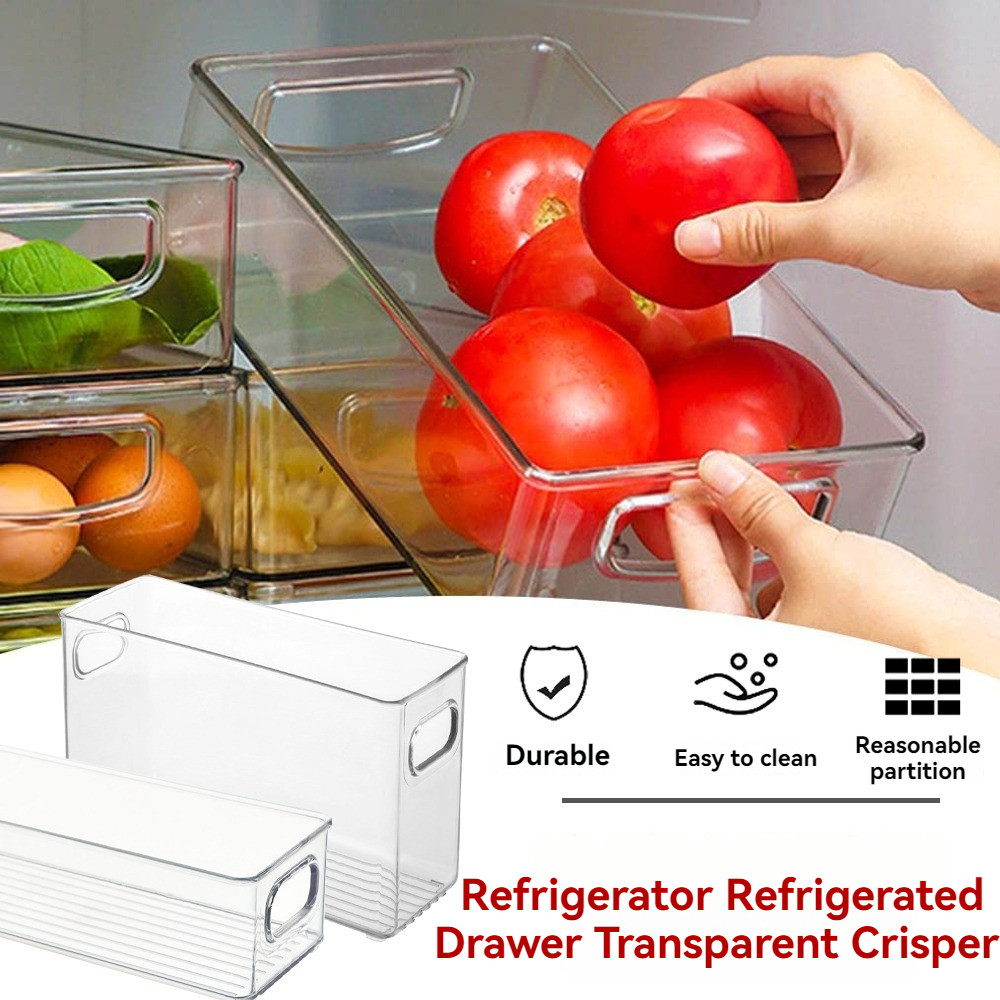 Large Size Fruits Meat Fish Food Drain Keep Fresh Refrigerato Fridge