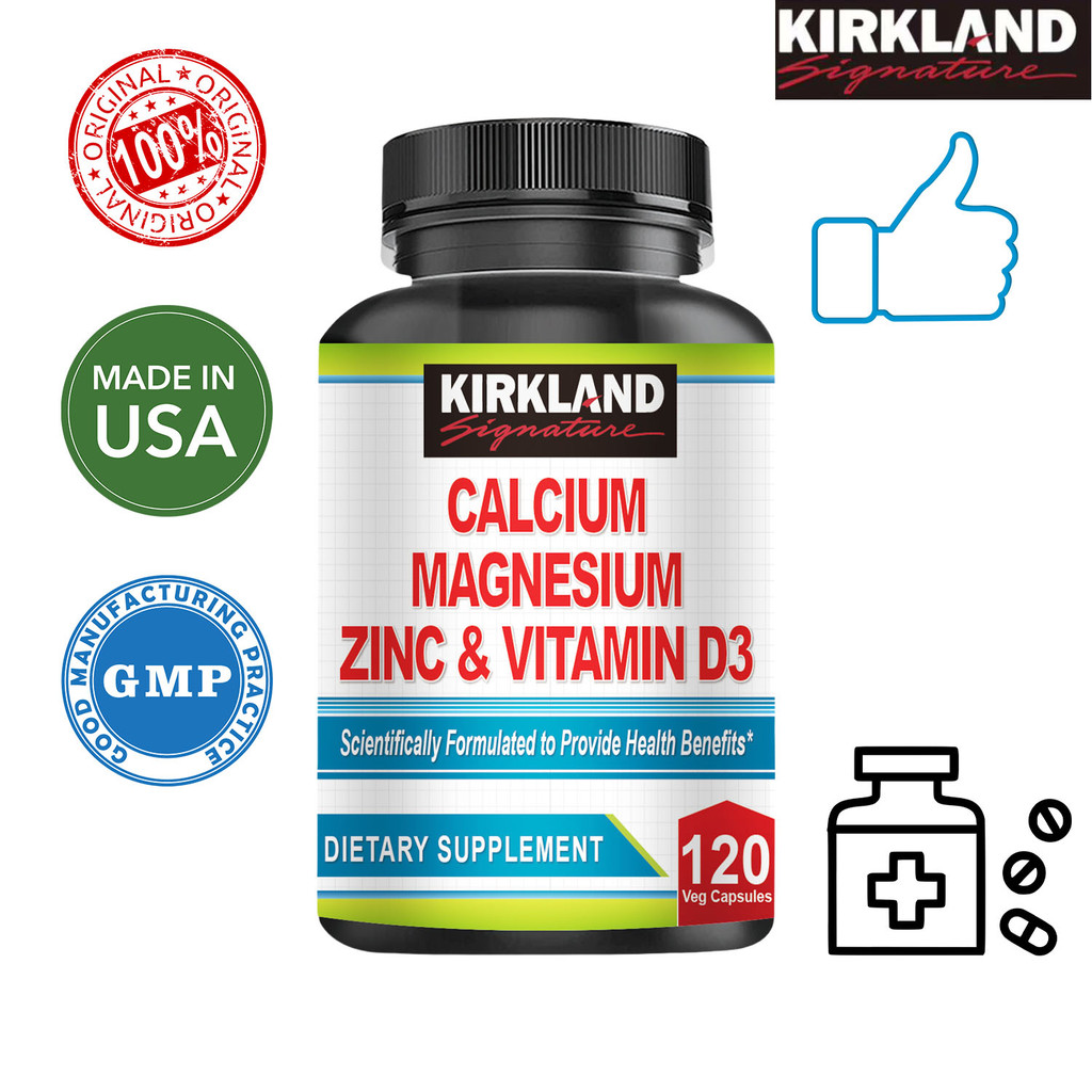 Calcium Magnesium Zinc Vitamin D3 supplement helps with nervous system ...