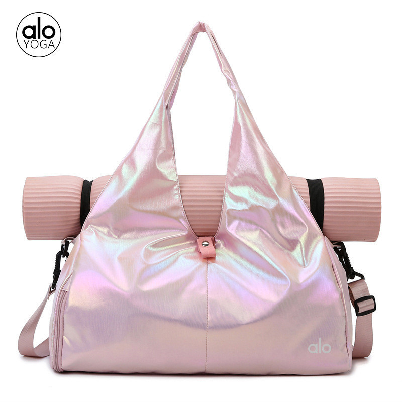 New Portable Yoga Bag Women's Sports Leisure Gym Bag Dry Wet Separation ...