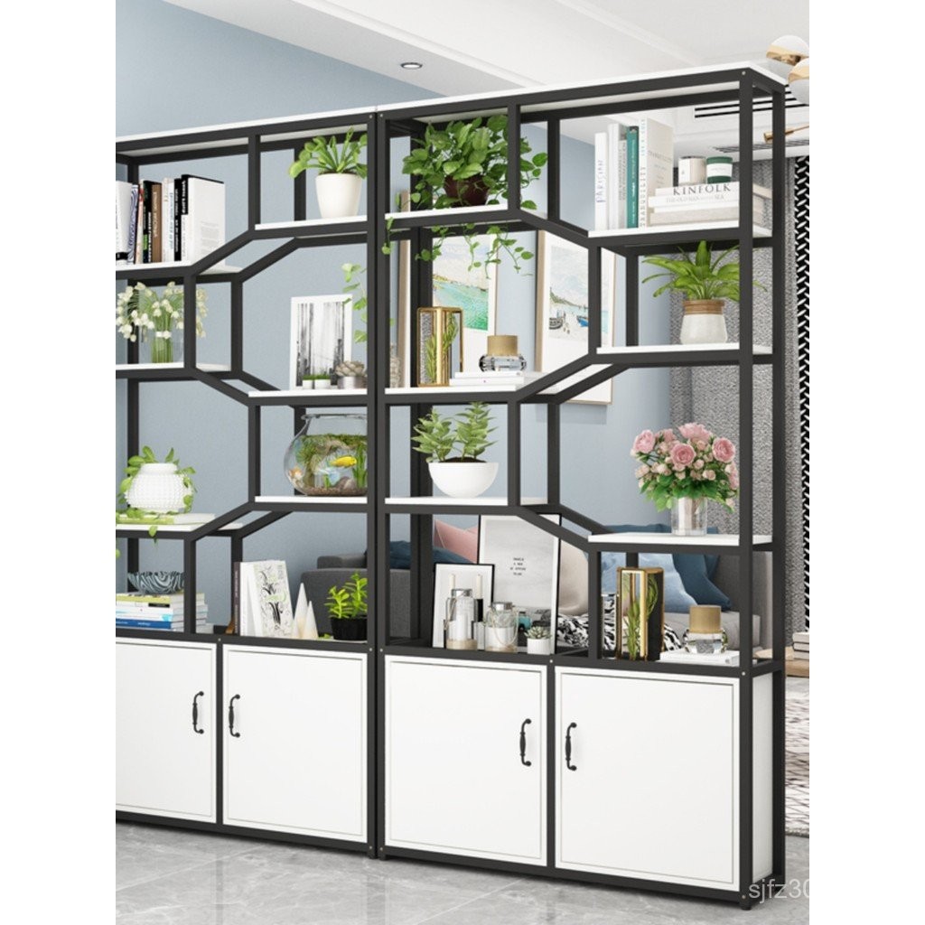 Bogu Rack Partition Restaurant Storage Cabinet Simple Living Room Wine ...