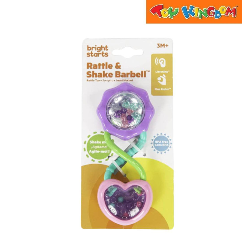 Bright Starts Violet Rattle & Shake Barbell | Shopee Philippines
